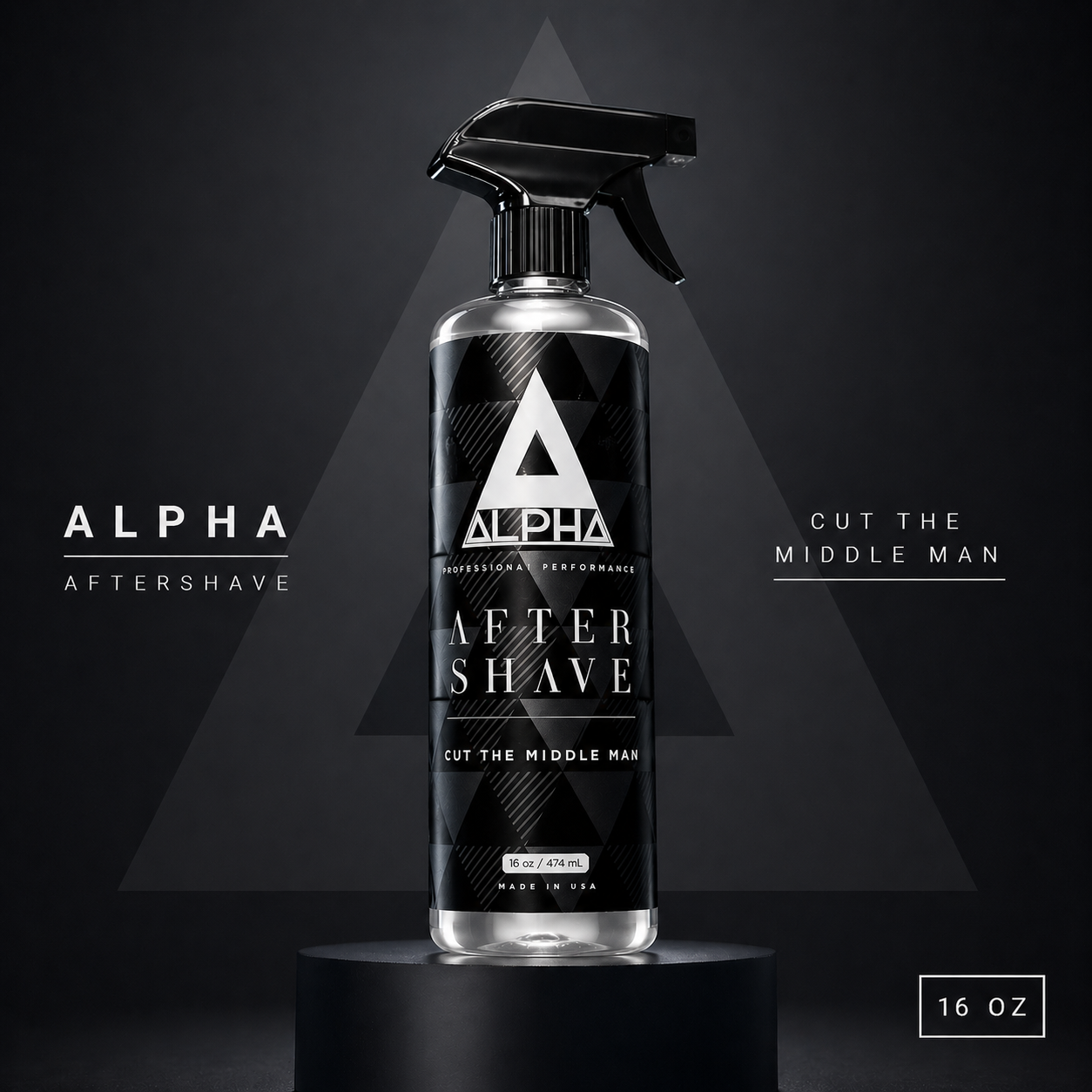 Alpha BURBERRY Clear Aftershave 16oz