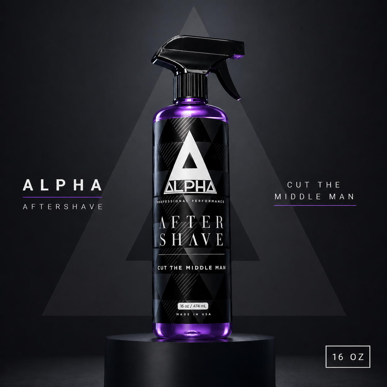 Alpha Dior Sauvage Elixir Purple Aftershave 16oz